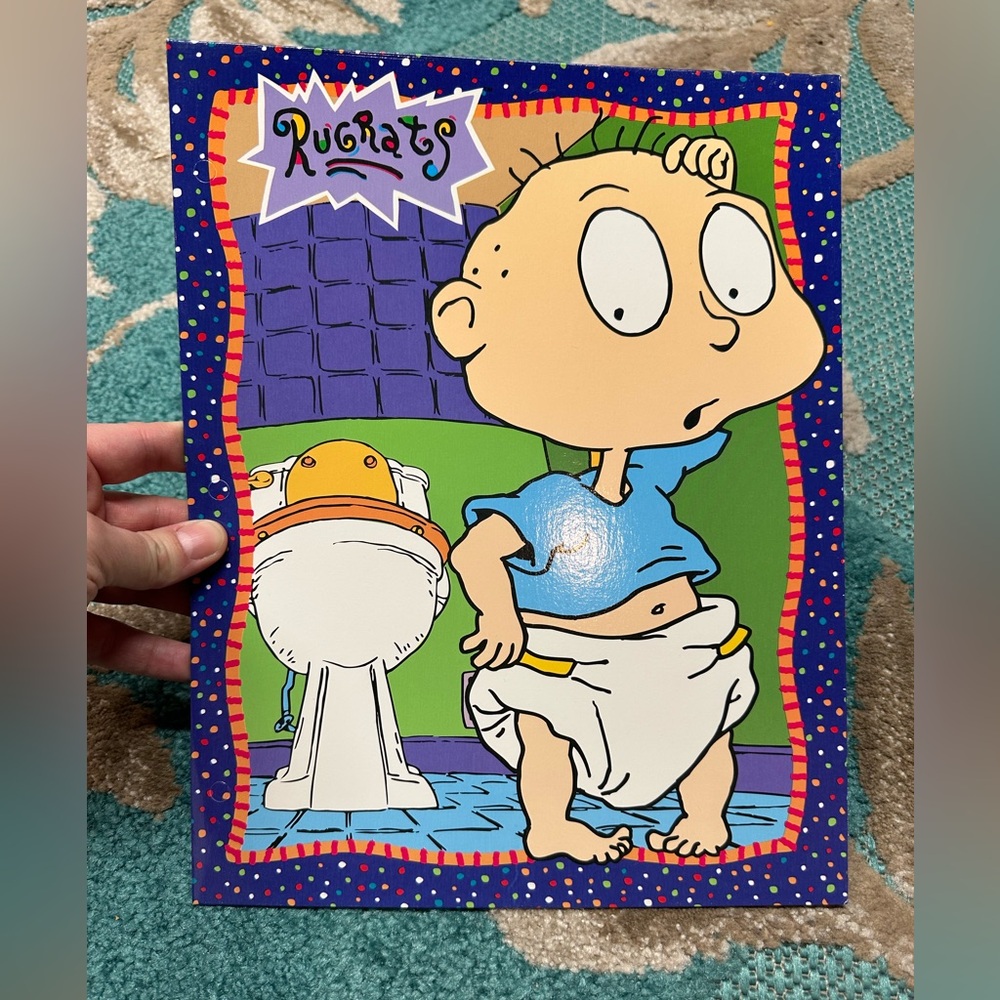 Rugrats Nickelodeon Pocket Folder Brand New